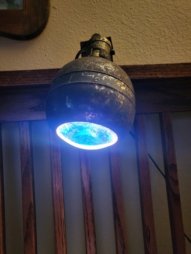 Vintage headboard reading lamp - headboard,